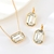 Picture of Geometric White 2 Piece Jewelry Set with Speedy Delivery