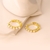 Picture of Best Artificial Pearl Delicate Huggie Earrings