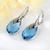 Picture of Sparkly Big Swarovski Element Dangle Earrings