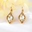 Show details for Famous Swarovski Element Yellow Dangle Earrings