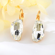 Show details for Copper or Brass Swarovski Element Dangle Earrings at Super Low Price