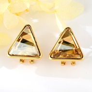 Show details for Amazing Swarovski Element Copper or Brass Dangle Earrings