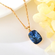 Show details for Small Swarovski Element Pendant Necklace Online Only