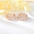 Picture of Staple Cubic Zirconia Small Huggie Earrings