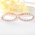 Picture of Purchase Rose Gold Plated Medium Huggie Earrings Exclusive Online