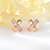 Picture of Amazing Cubic Zirconia 925 Sterling Silver Big Stud Earrings