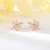 Picture of Fashionable Small Rose Gold Plated Big Stud Earrings