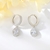 Picture of Fashionable Small Platinum Plated Dangle Earrings