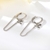 Picture of Amazing Small Platinum Plated Dangle Earrings