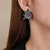 Picture of Luxury Purple Big Stud Earrings Online Only