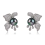 Show details for Beautiful Cubic Zirconia Big Big Stud Earrings