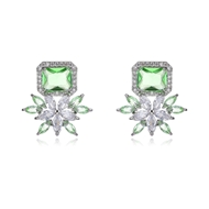 Picture of Fast Selling Green Copper or Brass Big Stud Earrings from Editor Picks