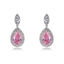 Show details for Famous Big Pink Dangle Earrings