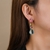 Picture of Low Cost Gold Plated Cubic Zirconia Dangle Earrings with Low Cost