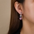 Picture of Luxury Pink Dangle Earrings in Exclusive Design