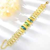 Show details for Zinc Alloy Opal Fashion Bracelet with 3~7 Day Delivery