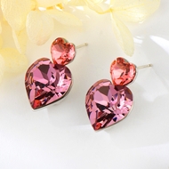 Show details for Staple Big Platinum Plated Dangle Earrings