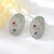 Picture of Bling Big Colorful Big Stud Earrings