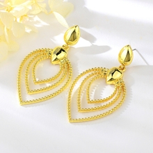Show details for Fast Selling Gold Plated Big Dangle Earrings from Editor Picks