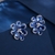 Picture of Luxury Flower Big Stud Earrings in Exclusive Design