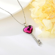 Show details for Beautiful Swarovski Element Simple Collar Necklace with 3~7 Day Delivery