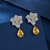 Picture of Copper or Brass Platinum Plated Dangle Earrings at Great Low Price