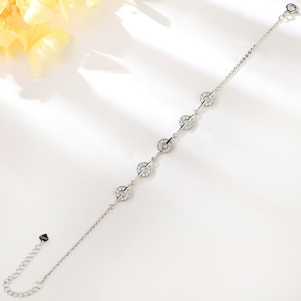 Picture of Charming White 925 Sterling Silver Fashion Bracelet As a Gift