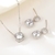 Picture of 925 Sterling Silver White 2 Piece Jewelry Set with Unbeatable Quality