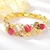 Picture of Wholesale Rose Gold Plated Colorful Fashion Bracelet with No-Risk Return