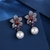Picture of Most Popular Cubic Zirconia Gunmetal Plated Dangle Earrings