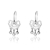Picture of Bulk 999 Sterling Silver Irregular Small Hoop Earrings Exclusive Online