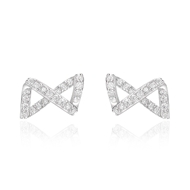 Picture of Fashionable Holiday Platinum Plated Small Hoop Earrings
