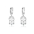 Picture of Hypoallergenic Platinum Plated Holiday Small Hoop Earrings with Easy Return