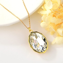 Show details for Buy Rose Gold Plated White Pendant Necklace with Wow Elements
