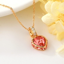 Show details for Copper or Brass Love & Heart Pendant Necklace with Speedy Delivery