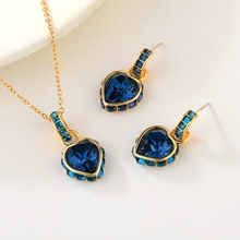 Show details for Sparkly Love & Heart Luxury 2 Piece Jewelry Set