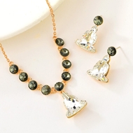 Show details for Party Rose Gold Plated 2 Piece Jewelry Set Online Only