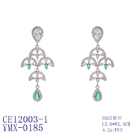 Picture of Most Popular Cubic Zirconia Party Dangle Earrings