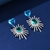 Picture of Irresistible Blue Cubic Zirconia Dangle Earrings As a Gift