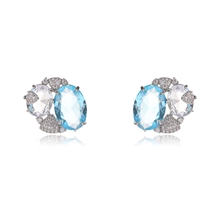 Show details for Fashion Platinum Plated Huggie Earrings with 3~7 Day Delivery