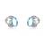 Picture of Fashion Platinum Plated Huggie Earrings with 3~7 Day Delivery