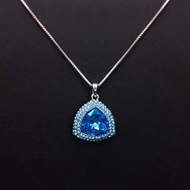 Show details for Most Popular Cubic Zirconia Geometric Pendant Necklace