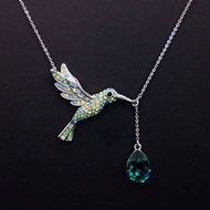 Show details for Holiday Copper or Brass Pendant Necklace with Speedy Delivery