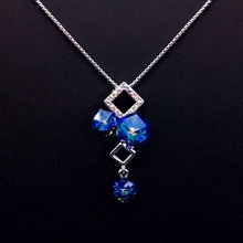 Show details for Nickel Free Copper or Brass Geometric Pendant Necklace with Easy Return