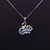Picture of Sparkly swan Colorful Pendant Necklace