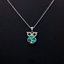 Show details for Low Cost Platinum Plated Colorful Pendant Necklace with Low Cost