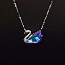 Show details for Top Cubic Zirconia Copper or Brass Pendant Necklace