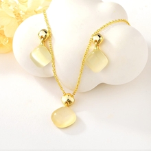 Show details for Fancy Geometric Opal 2 Piece Jewelry Set