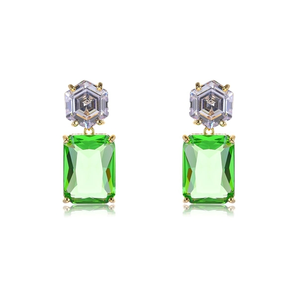 Picture of Luxury Green Dangle Earrings with Worldwide Shipping