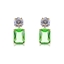 Show details for Luxury Green Dangle Earrings with Worldwide Shipping